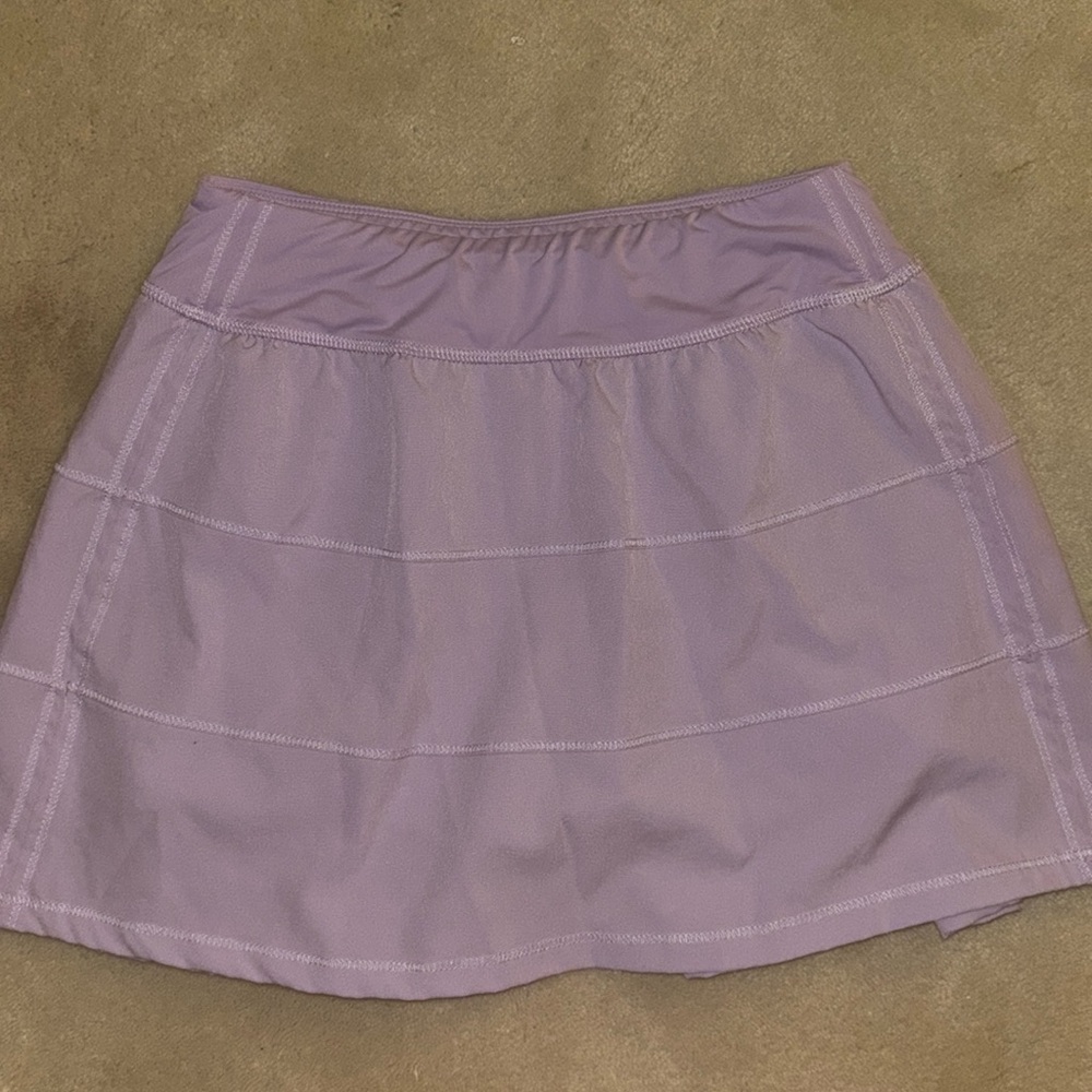 gianni bini light purple skirt size small with built in shorts